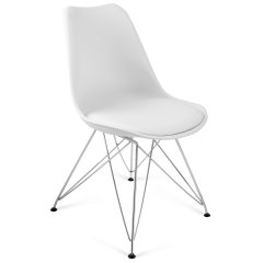 Krzesło nowoczesne skandynawskie Sofotel Morano białe